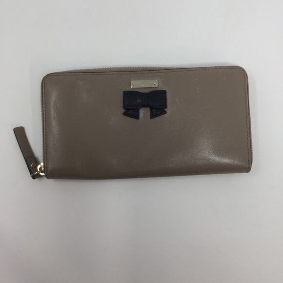 Kate Spade Zippered Bow Wallet - Picture 1 of 4